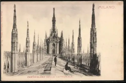 AK Milano, Particolare della Cattedrale