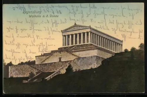 AK Walhalla an der Donau