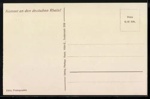 AK Koblenz, Das Deutsche Eck, Dampfer