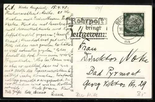 AK Berlin, Brandenburger Tor im Sonnenschein