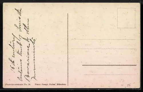 AK München, Michaelskirche gegen den Dom