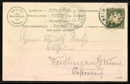 AK Regensburg, Walhalla