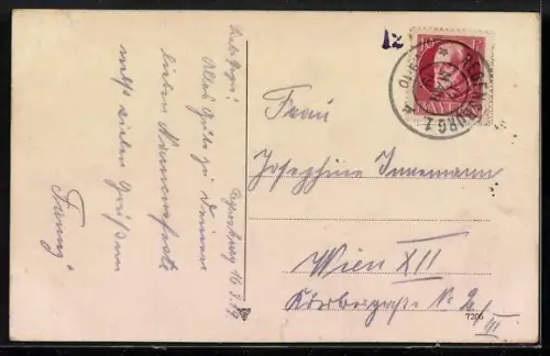 AK Regensburg, Walhalla mit Gondel