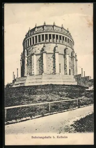 AK Kelheim, Partie am Weg zur Befreiungshalle