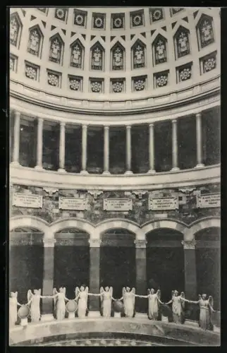 AK Kelheim a. D., Befreiungshalle, Innenansicht