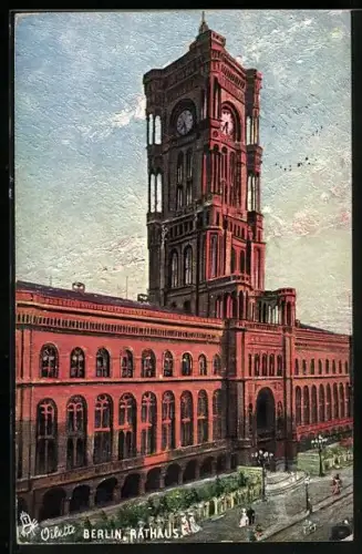 AK Berlin, Szene vor Rathaus