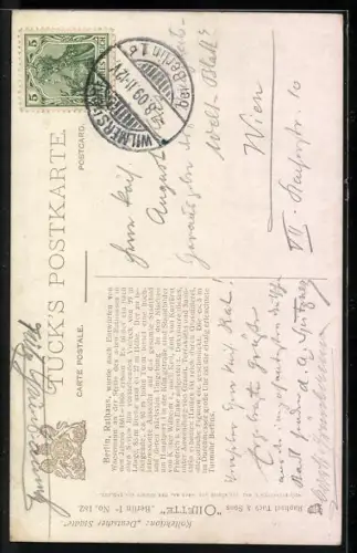 AK Berlin, Szene vor Rathaus