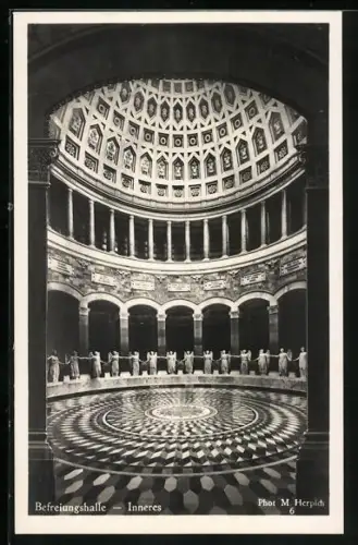 AK Innenansicht der Befreiungshalle