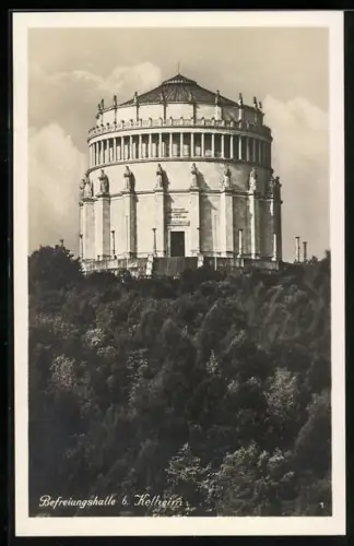 AK Kelheim, Blick auf die Befreiungshalle