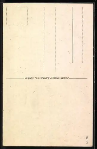 AK München, Blick vom Rathaus zur Frauenkirche