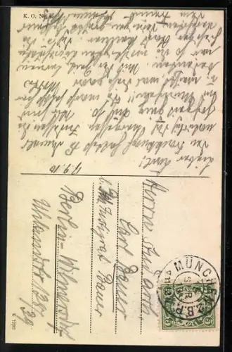 AK München, Frauenkirche, Frontalansicht