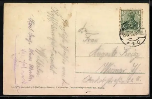 AK Kyffhäuser, Kaiser Wilhelm-Denkmal