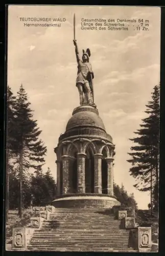 AK Teutoburger Wald, Am Hermannsdenkmal
