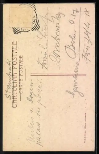 AK Venezia, Pont dei Sospiri, Gondel