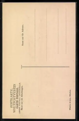 Künstler-AK München, Frauenkirche