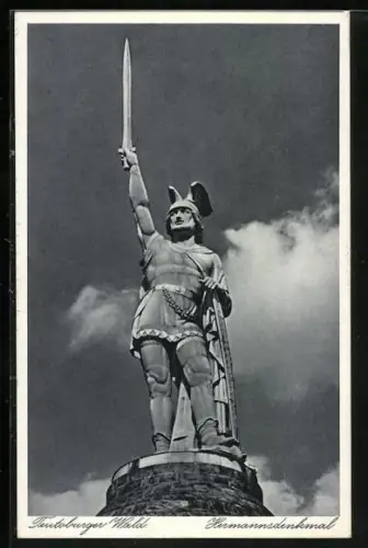AK Detmold, Figur des Hermannsdenkmal