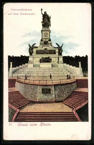 AK National-Denkmal am Niederwald
