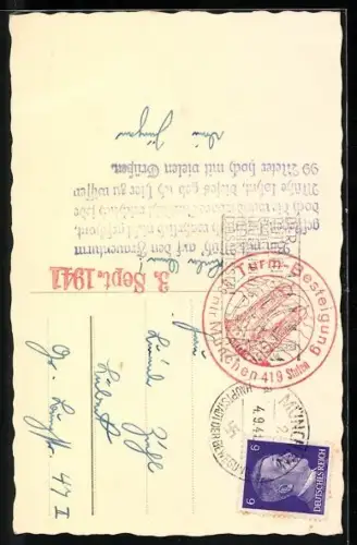 AK München, Teilansicht Turmstube, Frauenkirche