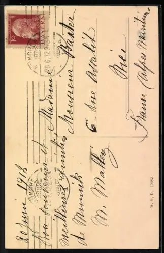 AK München, Frauenkirche, Rathausturm