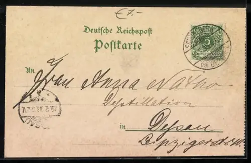 Lithographie Berlin, Brandenburger Tor, Königl. Schloss, Siegessäule