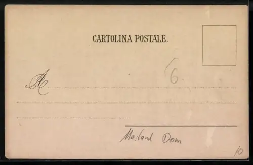 Künstler-AK Milano, il Duomo