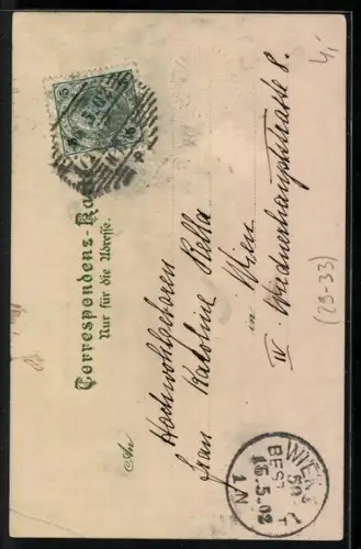 Sonnenschein-AK Wien, Sonne über der Stephanskirche