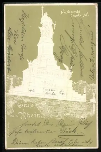 AK Rüdesheim, Niederwalddenkmal