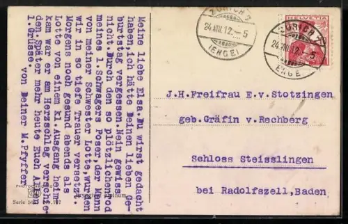 AK Photochromie NR. 767: Eryngium alpinum