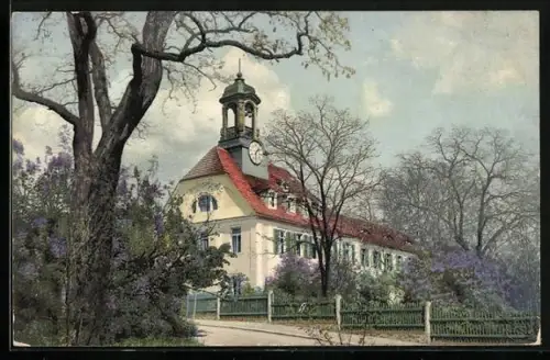 Künstler-AK Photochromie Nr. 2187: Niederlössnitz-Kötzschenbroda, Kolonie Altfriedstein