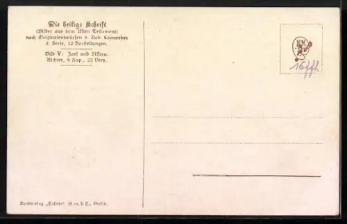 AK Altes Testament, Jael und Siffiera, Bibel