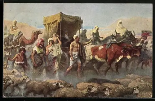 AK Israel beim Zug nach Ägypten