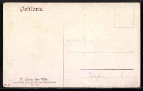 AK Tochter Jephtahs und ihre Gespielen trauern