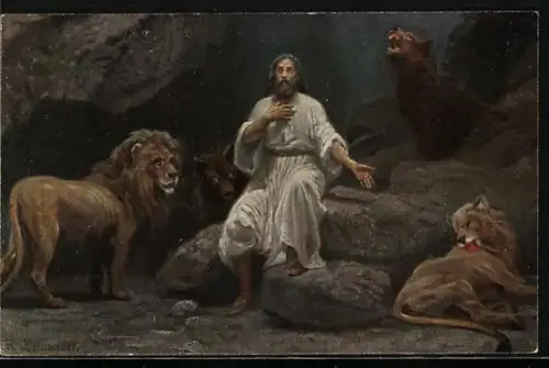 AK Bibel, Daniel in der Löwengrube