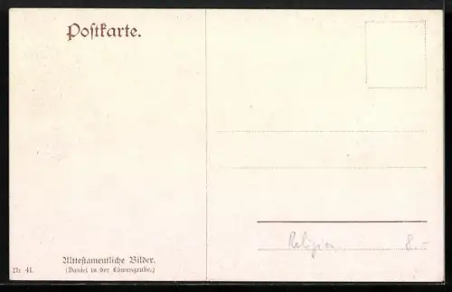 AK Bibel, Daniel in der Löwengrube