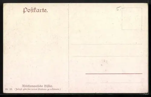 Künstler-AK Joseph gibt sich zu erkennen