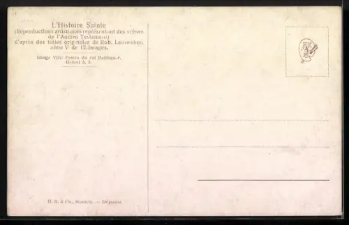 AK King Belshazzah`s Feast