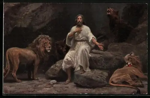AK Bibel, Daniel in der Löwengrube