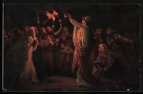 AK Judith montre au peuple la tête d`Holopherne, Bibel