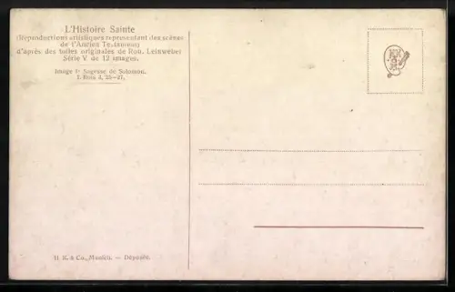 AK Bibel, Richter Salomo schlichtet den Streit