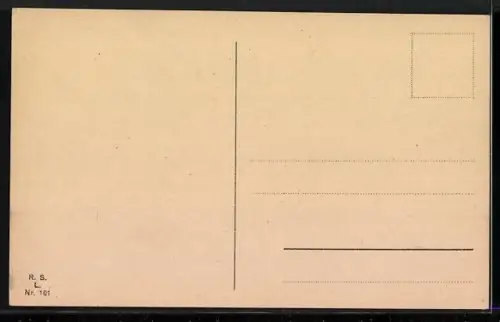 AK Leipzig, Blick zum Völkerschlachtdenkmal