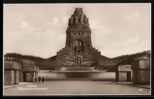 AK Leipzig, Völkerschlachtdenkmal, Gesamtansicht