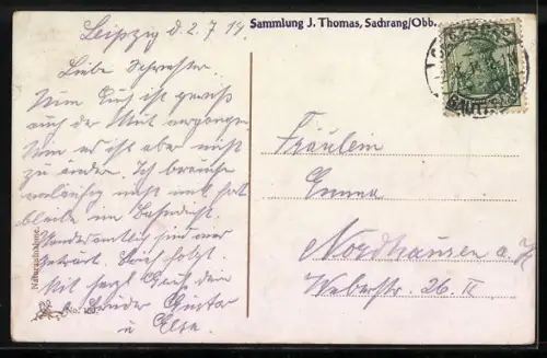 AK Leipzig, Völkerschlachtdenkmal mit Pferdekutsche