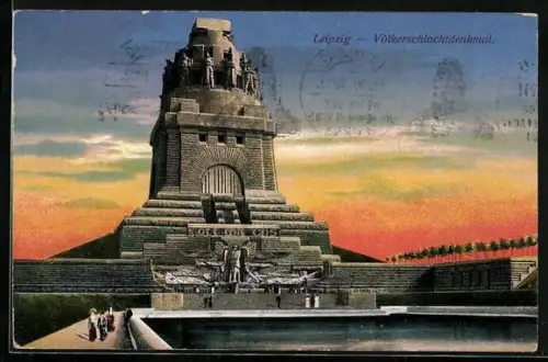 AK Leipzig, Völkerschlachtdenkmal