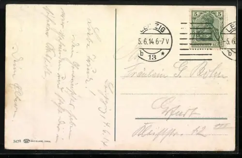 AK Leipzig, Völkerschlachtdenkmal aus der Vogelschau mit Fernblick