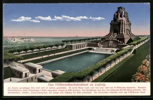 AK Leipzig, Völkerschlachtdenkmal