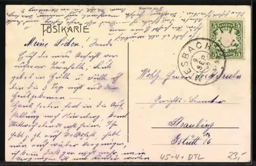 AK Miesbach, 12. Oberbayr. Bezirksturnfest 1906, Eröffnung der Turnhalle