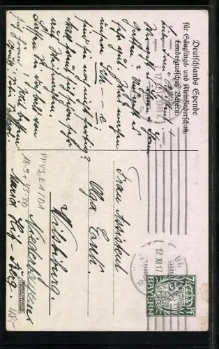 AK Ganzsache PP43 E1 /01: Kinderfürsorge für Säuglings- und Kleinkinderschutz, Mutter mit Kindern beim Mittagsgebet