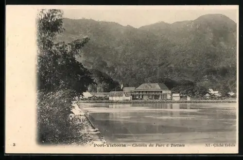 AK Port Victoria /Seychelles, Chemin du Parc a Tortues