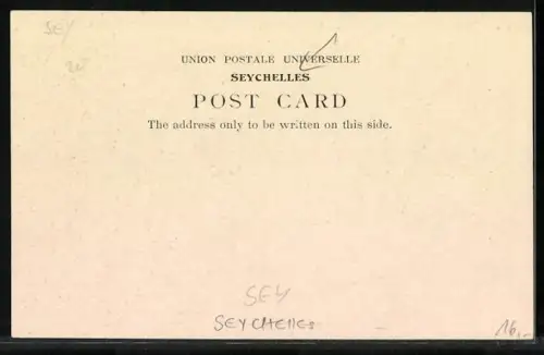 AK Seychelles, Gordon-Square, Banc des Blaguers