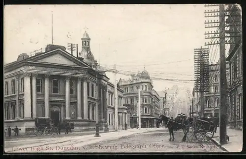 AK Dunedin, Lower High Street, Telegraph Office